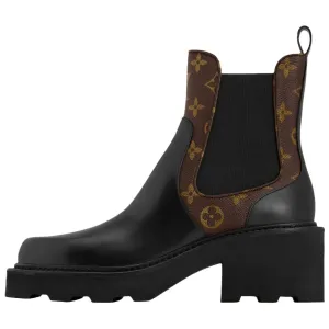 LOUIS VUITTON Ботинки челси Beaubourg 4 см, женские, черные