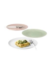 Набор тарелок Seltmann Weiden, селадон, розовый, белый