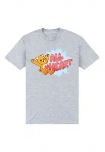 Футболка с принтом "мишки care bears tenderheart bear all heart" Henry Tiger, Light Heather