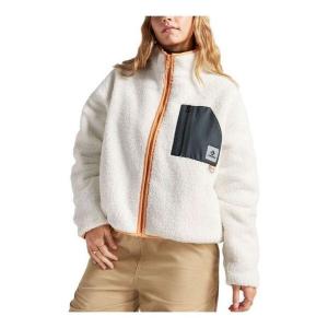 Куртка reversible sherpa full-zip jacket 'egret black' Converse, мультиколор