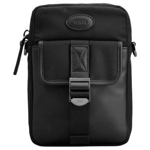 TOD'S Нейлоновая мини-сумка через плечо мужская черная