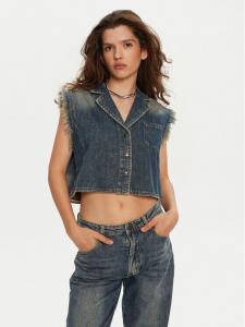 Жилет свободного кроя One Teaspoon, синий