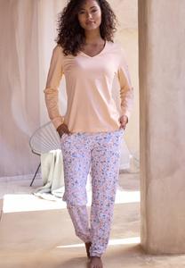 Пижамные брюки Vivance Pyjama bottoms, Weiß Orange Gepunktet/Orange