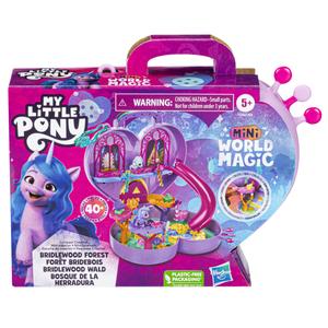 Hasbro, My Little Pony, Mini World Magic Creation Bridlewood Forest, портативный набор с фигурками и аксессуарами, F5246