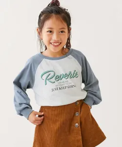 Детские футболки с длинным рукавом, осень/зима 2025 Devirock, цвет 013-Raglan 2-Dusty Blue