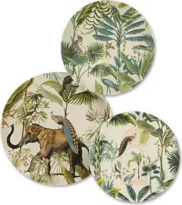 Набор столовых приборов из 12 предметов, керамика Kabir, разноцветная Excelsa