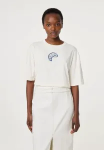 Футболка с принтом бенджа Fabienne Chapot, Cream White