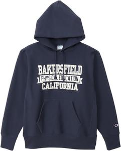 Мужская толстовка с длинным рукавом Champion, 11,5 унций, на флисовой подкладке, с графическим принтом, свободного кроя, REVERSE WEAVE(R), C3-A124, темно-синий