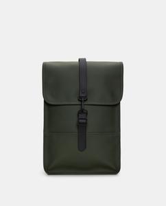 Водостойкий мини-рюкзак среднего размера матового армейского зеленого цвета Rains