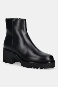 Кожаные ботильоны Baldinini, черный