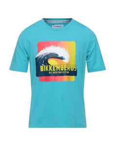 Футболка Bikkembergs, лазурный