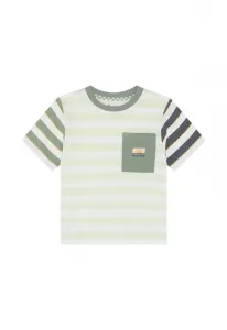 Футболка в полоску Noppies, Almost Aqua
