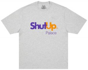 Футболка Palace Shut Up, серый