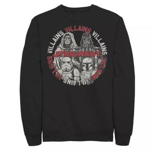 Мужская футболка с круглым логотипом Villains Group Shot Star Wars