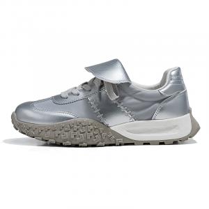 Низкие, износостойкие, противоскользящие, женские, кроссовки для скейтбординга, серебристо-серые Feiyue, Silver Gray