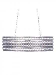 Beliani Подвесные светильники CAVONE серебристого цвета - (Ш) 76 x (В) 108 x (Д) 31 см