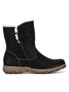 Ботильоны на плоской подошве Rieker, черный