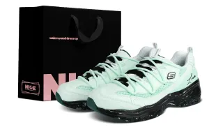 Skechers D'lites 1.0 Coast низкие массивные кроссовки женские light green