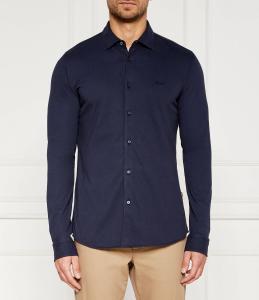 Рубашка BOSS ORANGE Mysoft_2 Slim Fit, темно-синий