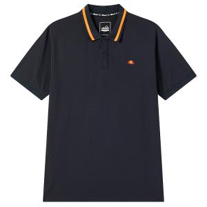 Футболка-поло мужская с воротником, тонкая, прямая посадка Ellesse, темно-синий