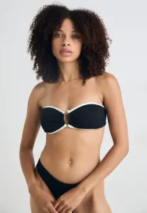 Бикини-Топ с кольцом спереди, предназначенное для пляжа Seafolly, Black