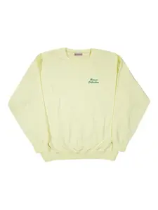 Толстовка с вышивкой Bisous Skateboards, желтый