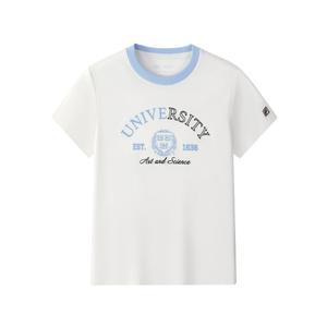 FILA KIDS Футболка детская Feile с коротким рукавом Cloud White для подростков