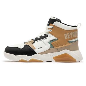 361° Нескользящие и износостойкие теплые высокие повседневные кроссовки мужские, черные, белые, коричневые