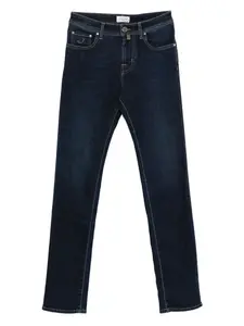 Джинсы из денима на пуговицах JACOB COHEN, синий