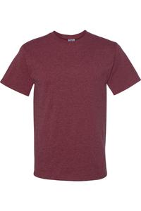 Футболка JERZEES Dri-Power 50/50, цвет vintage heather maroon