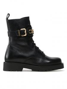 Ботильоны на плоской подошве TWINSET, черный