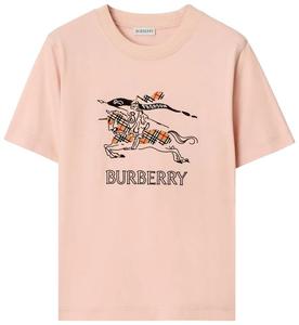 Футболка Burberry Frankie Ekd в клетку «Букет», коричневый