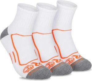 Timberland PRO мужские носки с технологией отвода влаги и поддержкой свода стопы, White