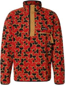 Columbia мужская Helvetia II флисовая куртка с принтом и половинной застежкой, Sail Red Retroscape