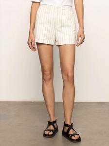 Джинсовые шорты Arden в выбеленную белую полоску Sanctuary, bleached white pinstripe