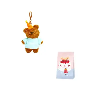 Dolls and bears dance Плюшевый кулон белый медведь высота 12см