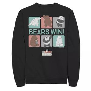Мужской свитшот We Bare Bears Bears Win с вставками в виде персонажей Licensed Character