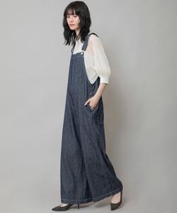 Комбинезон из льна и хлопка