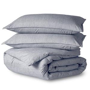 Комплект пуховых одеял Bare Home с двойным начесом, цвет Heather Midnight Blue