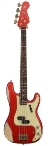 Nash Guitars Nash Bass PB-63 MH Candy Apple Red RW HVA
