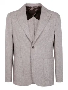 Текстурированный блейзер Bactive Mono Barba, нейтральный