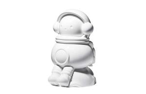 Светильник керамический bobo&coco astronaut, ночник модные фигурки 23.7см POP MART, белый