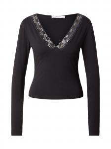 ABOUT YOU Лонгслив 'Ida' в черном цвете