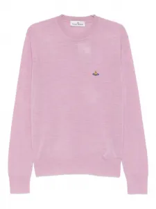 Джемпер с круглым вырезом Orb Vivienne Westwood, розовый