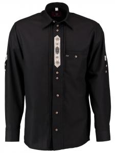 Традиционная рубашка Флафа черного цвета OS-Trachten