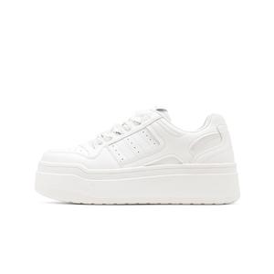 Женские кроссовки с низким верхом, устойчивые к истиранию и увеличивающие рост C°BANNER, White Silver