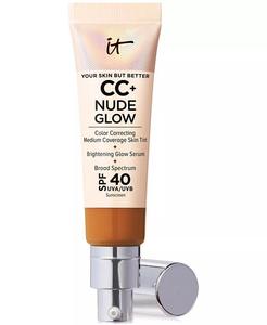 Легкая тональная основа CC+ Nude Glow + сыворотка для сияния SPF 40 It Cosmetics, цвет Rich