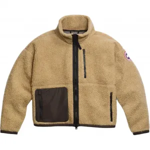 Флисовая куртка на молнии Canada Goose, бежевый umber & earth tone