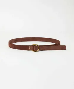 B0209/замшевый кольцевой ремень United Arrows, цвет Dk Brown