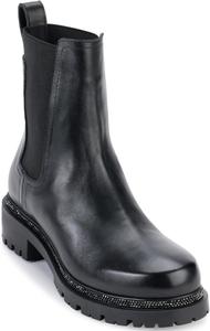 Женские челси-ботинки DKNY Rick Slip On с заклепками, черный